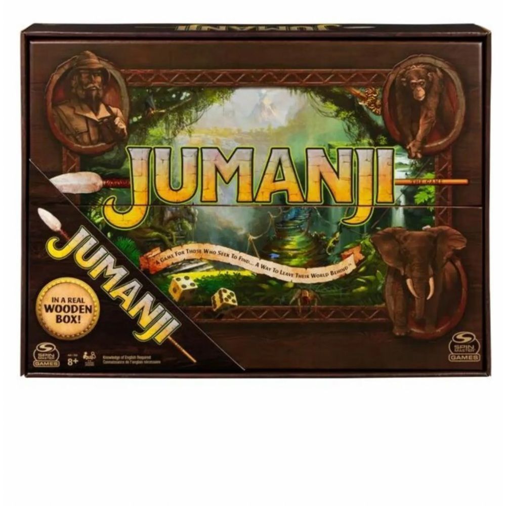 Jumanji Game in Wood Box
